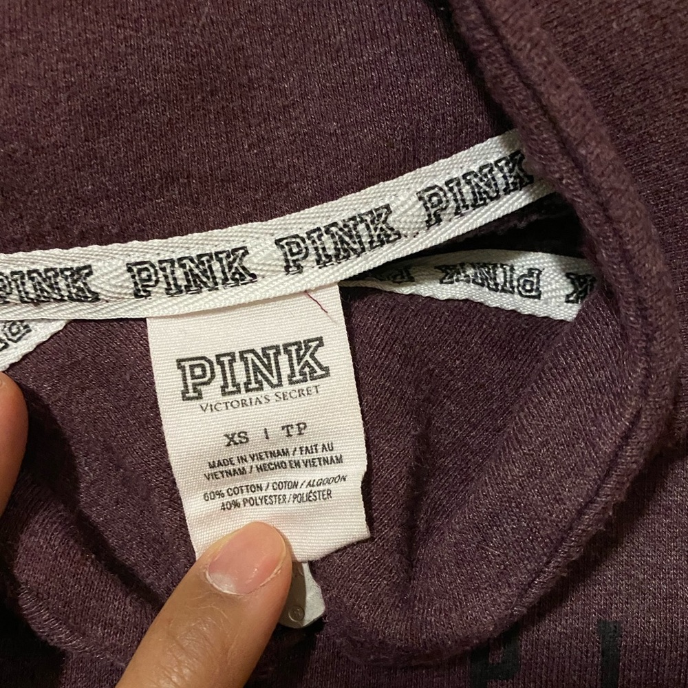 Pink Victoria’s Secret sweatshirt, Size XS - Picture 6 of 6